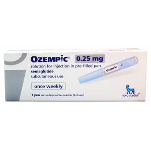 OZEMPIC 0.25 MG ( SEMAGLUTIDE ) SOLUTION FOR SUBCUTANEOUS INJECTION IN PRE-FILLED PEN